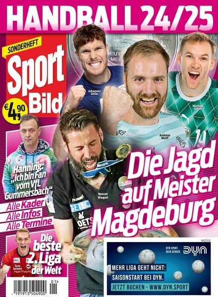 Sport Bild Sonderheft – 28 August 2024 Cover