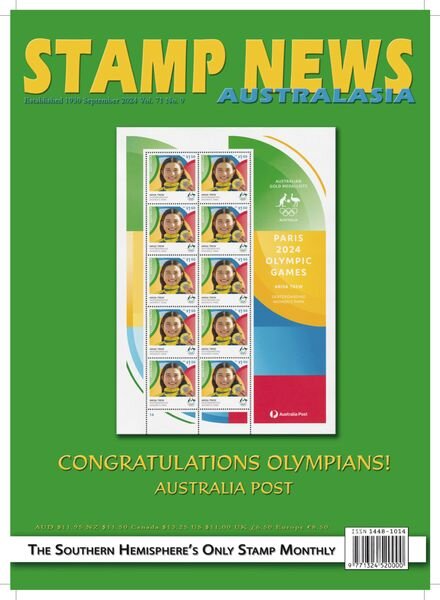 Stamp News Australia – September 2024 Cover