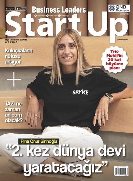 Start Up Turkiye – Eylul 2024 Cover