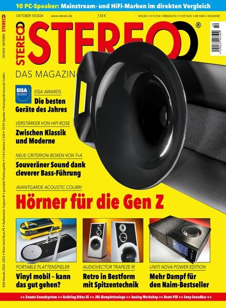 Stereo – Oktober 2024 Cover