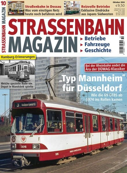 Strassenbahn – Oktober 2024 Cover