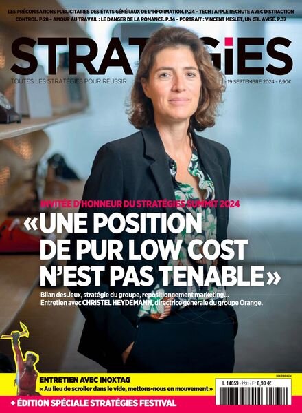 Strategies – 19 Septembre 2024 Cover