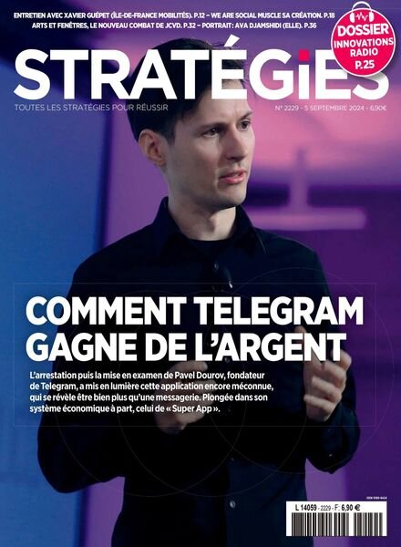 Strategies – 5 Septembre 2024 Cover