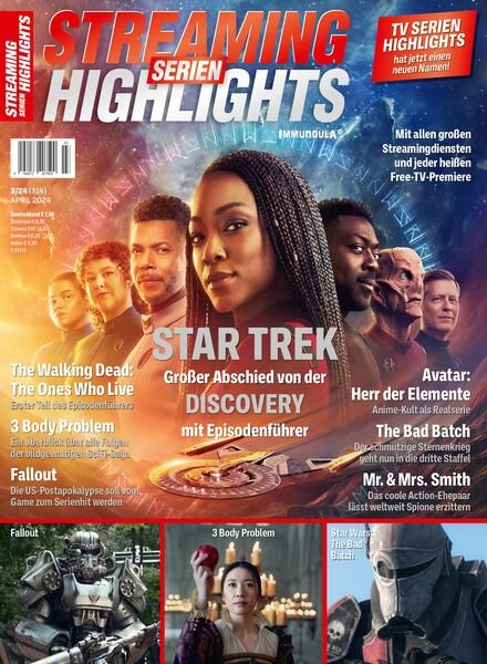 Streaming Serien Highlights – April 2024 Cover