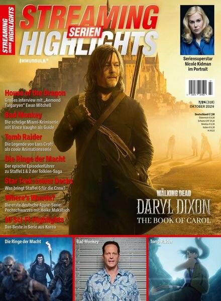 Streaming Serien Highlights – Oktober 2024 Cover