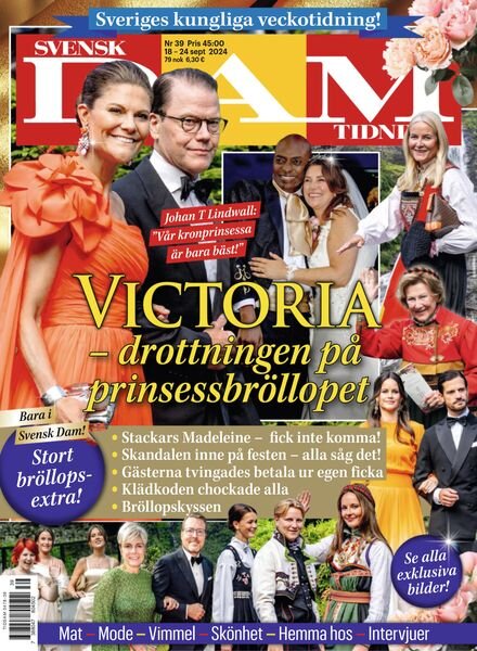Svensk Damtidning – 16 September 2024 Cover