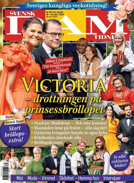 Svensk Damtidning – 18 September 2024 Cover