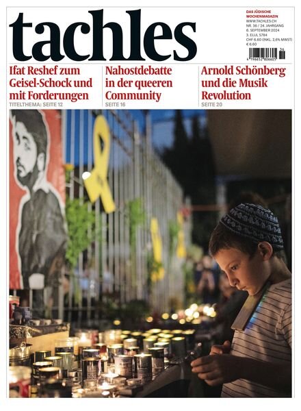 Tachles – 6 September 2024 Cover
