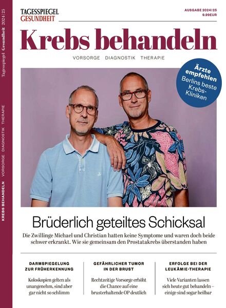 Tagesspiegel Gesundheitsratgeber – Krebs behandeln 2024 Cover