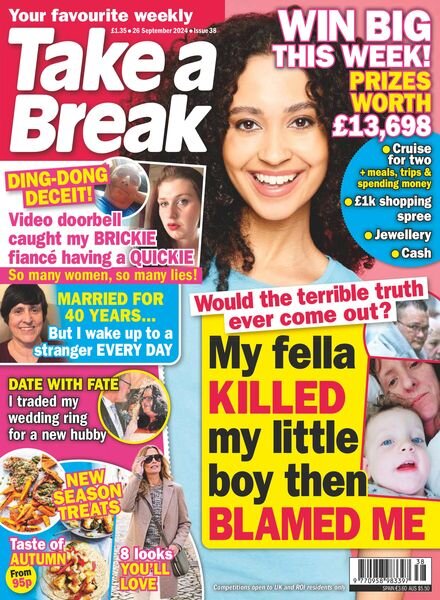 Take a Break Weekly – 19 September 2024 Cover