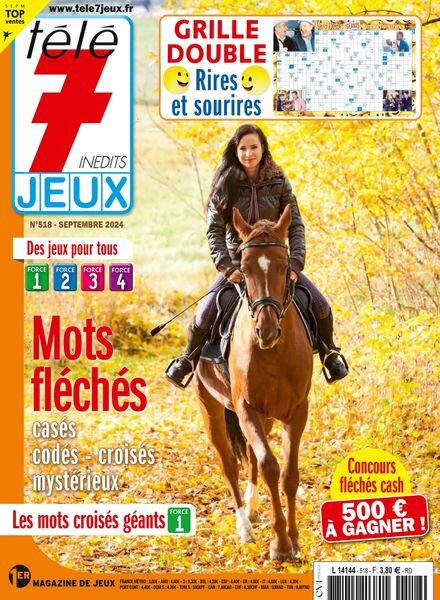 Tele 7 Jeux – Septembre 2024 Cover