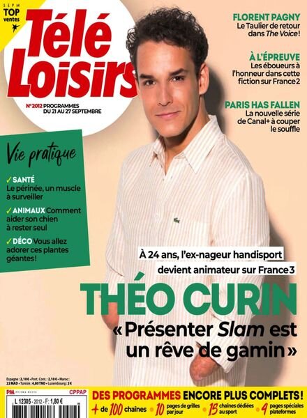 Tele Loisirs – 16 Septembre 2024 Cover