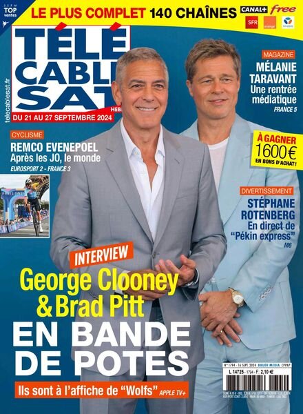 Telecable Sat Hebdo – 16 Septembre 2024 Cover