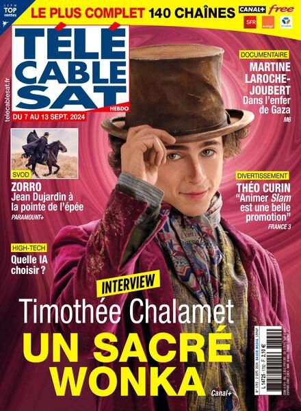 Telecable Sat Hebdo – 2 Septembre 2024 Cover