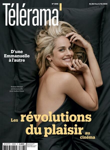 Telerama Magazine – 25 Septembre 2024 Cover
