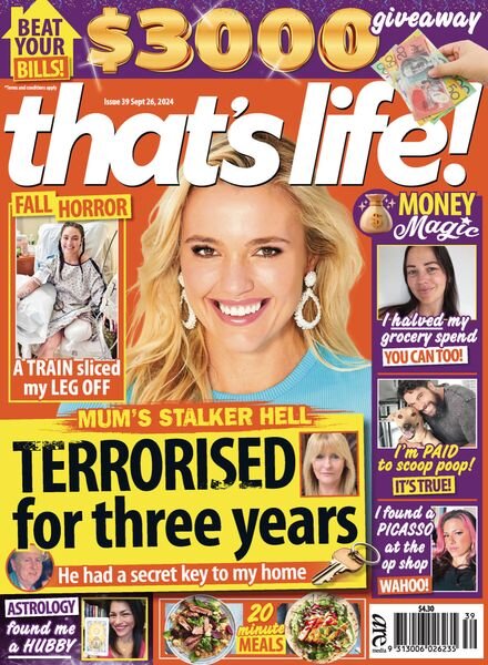that’s life! Australia – 19 September 2024 Cover