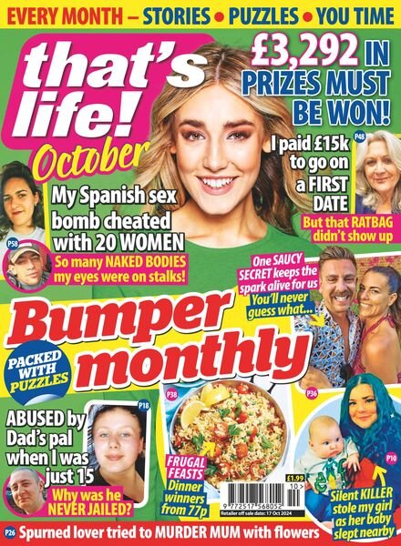 That’s Life Monthly – October 2024 Cover
