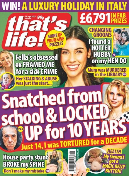 that’s life! UK – 19 September 2024 Cover