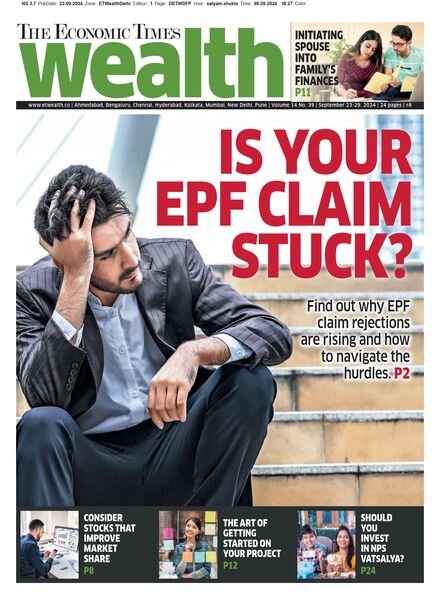 The Economic Times Wealth – September 23 2024 Cover