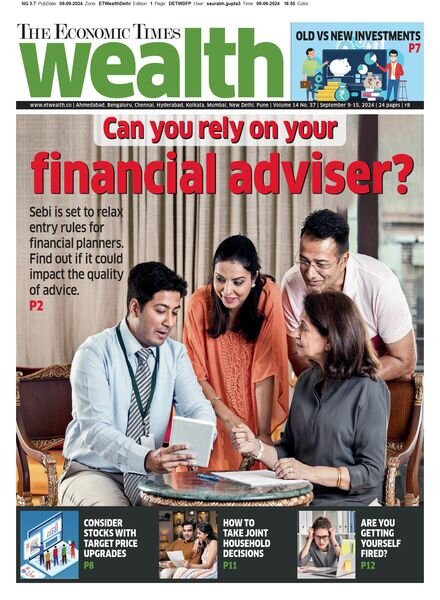 The Economic Times Wealth – September 9 2024 Cover