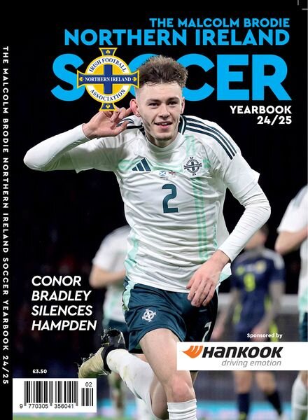 The Malcolm Brodie Northern Ireland Soccer – Yearbook 2024-2025 Cover