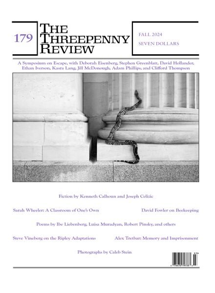 The Threepenny Review – Autumn 2024 Cover