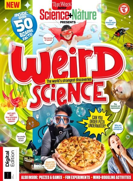The Week Junior Science+Nature Weird Science – 1st Edition 2024 Cover