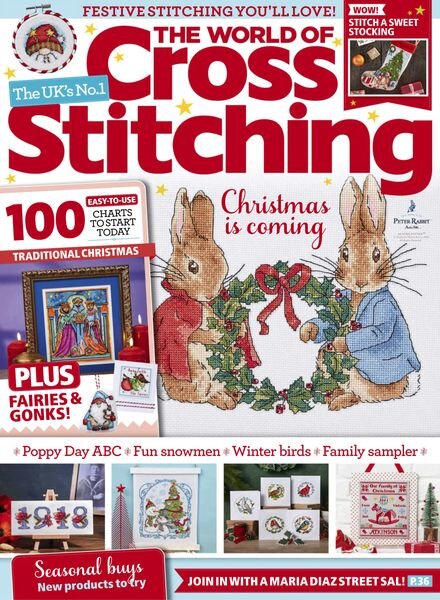 The World of Cross Stitching – November 2024 Cover