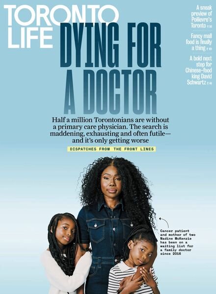 Toronto Life – October 2024 Cover