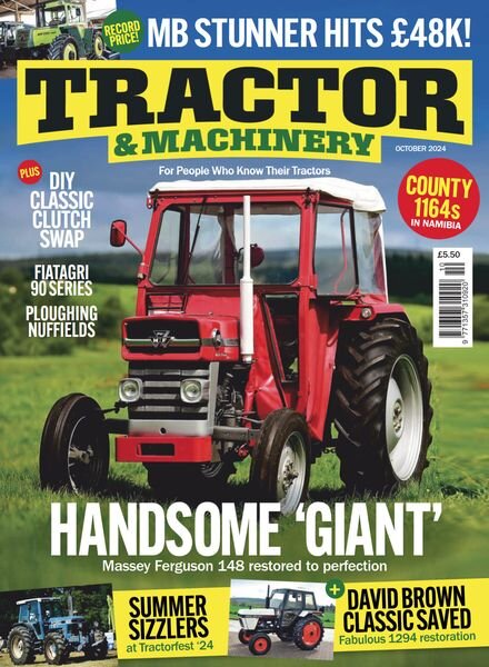 Tractor & Machinery – October 2024 Cover