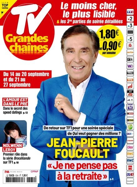 TV Grandes chaines – 14 Septembre 2024 Cover