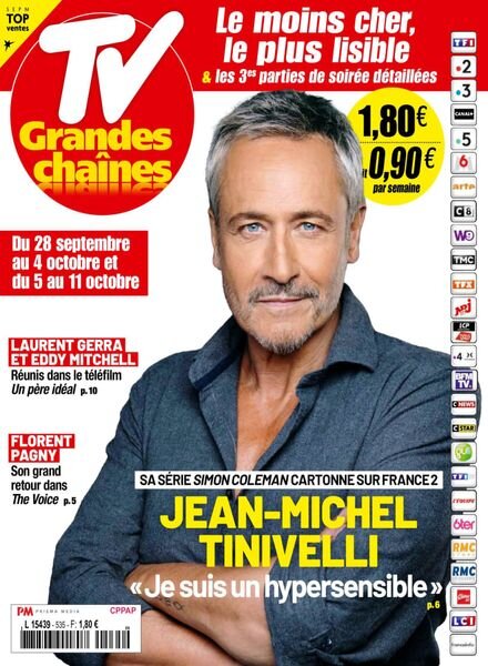 TV Grandes chaines – 28 Septembre 2024 Cover