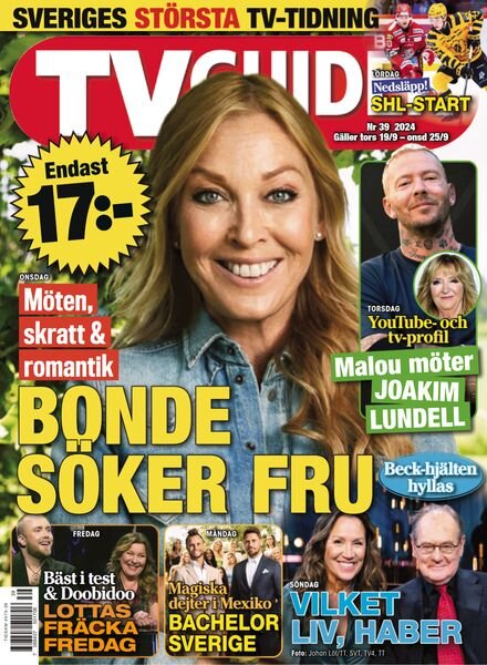 TV-guiden – 16 September 2024 Cover