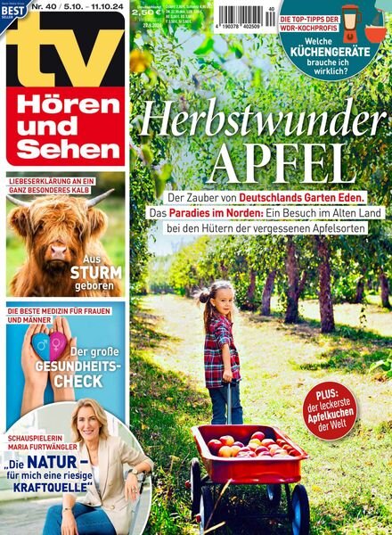 TV Horen und Sehen – 27 September 2024 Cover