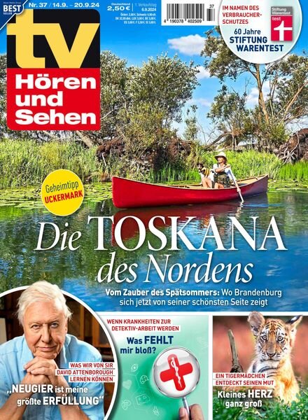 TV Horen und Sehen – 6 September 2024 Cover