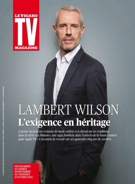 TV Magazine – 27 Septembre 2024 Cover