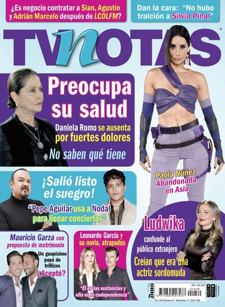 TvNotas – 17 Septiembre 2024 Cover