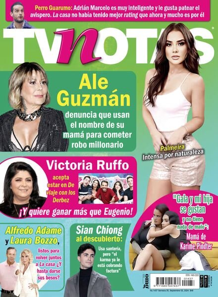 TvNotas – 3 Septiembre 2024 Cover