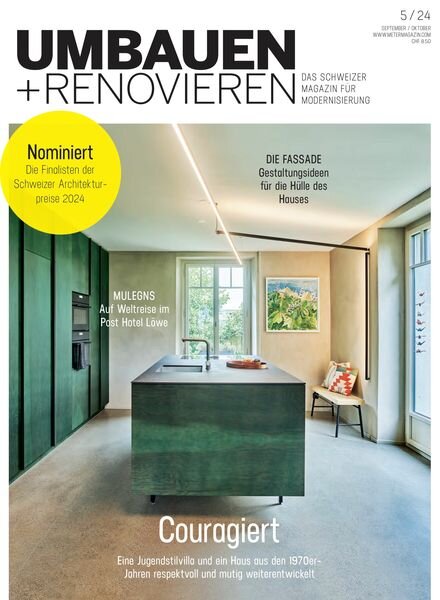 Umbauen + Renovieren – September-Oktober 2024 Cover