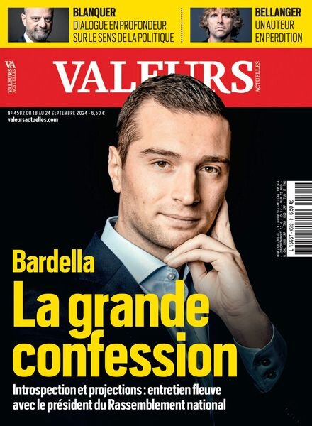 Valeurs Actuelles – 18 Septembre 2024 Cover
