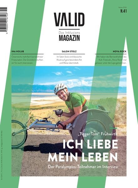 Valid Magazin – Herbst 2024 Cover