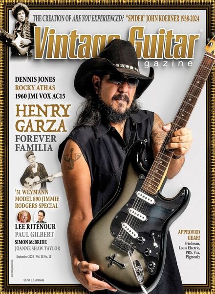 Vintage Guitar – Septenber 2024 Cover