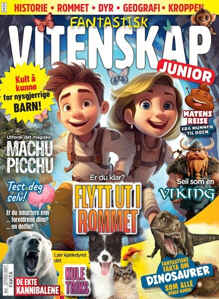 Vitenskap Junior Norge – 30 August 2024 Cover