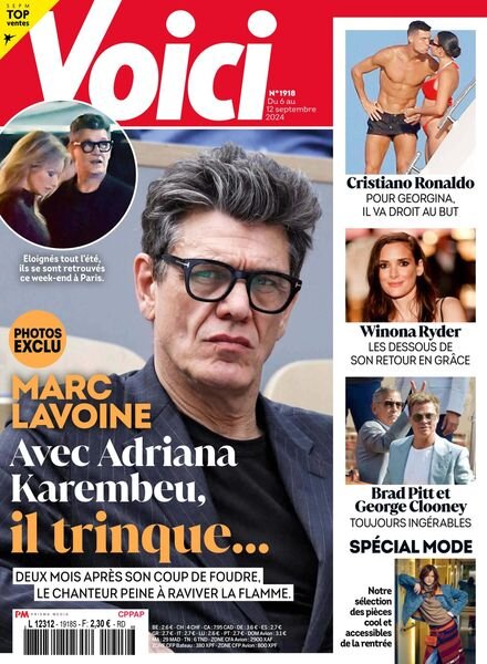 Voici – 6 Septembre 2024 Cover