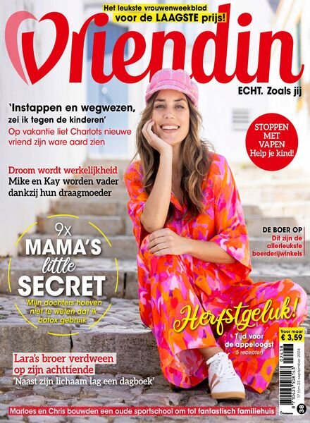 Vriendin – 17 September 2024 Cover