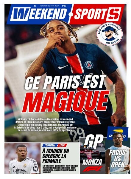 Week-end Sports – 30 Aout 2024 Cover