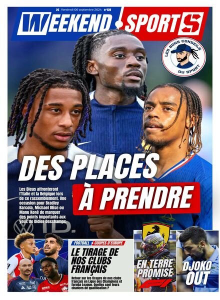 Week-end Sports – 6 Septembre 2024 Cover