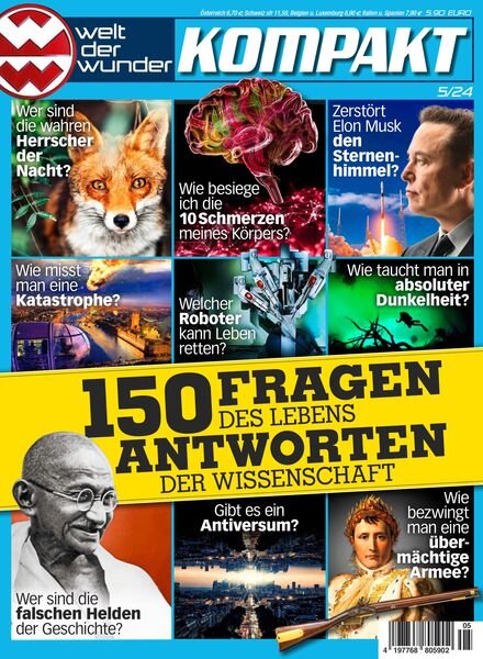 Welt der Wunder Kompakt – Ausgabe 5 2024 Cover