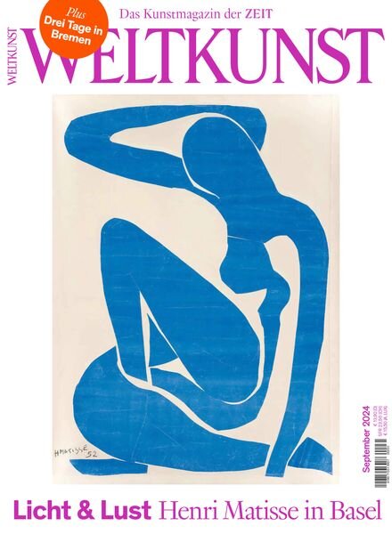 Weltkunst – September 2024 Cover