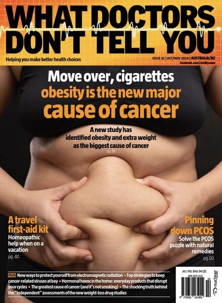 What Doctors Don’t Tell You Australia New Zealand – October-November 2024 Cover